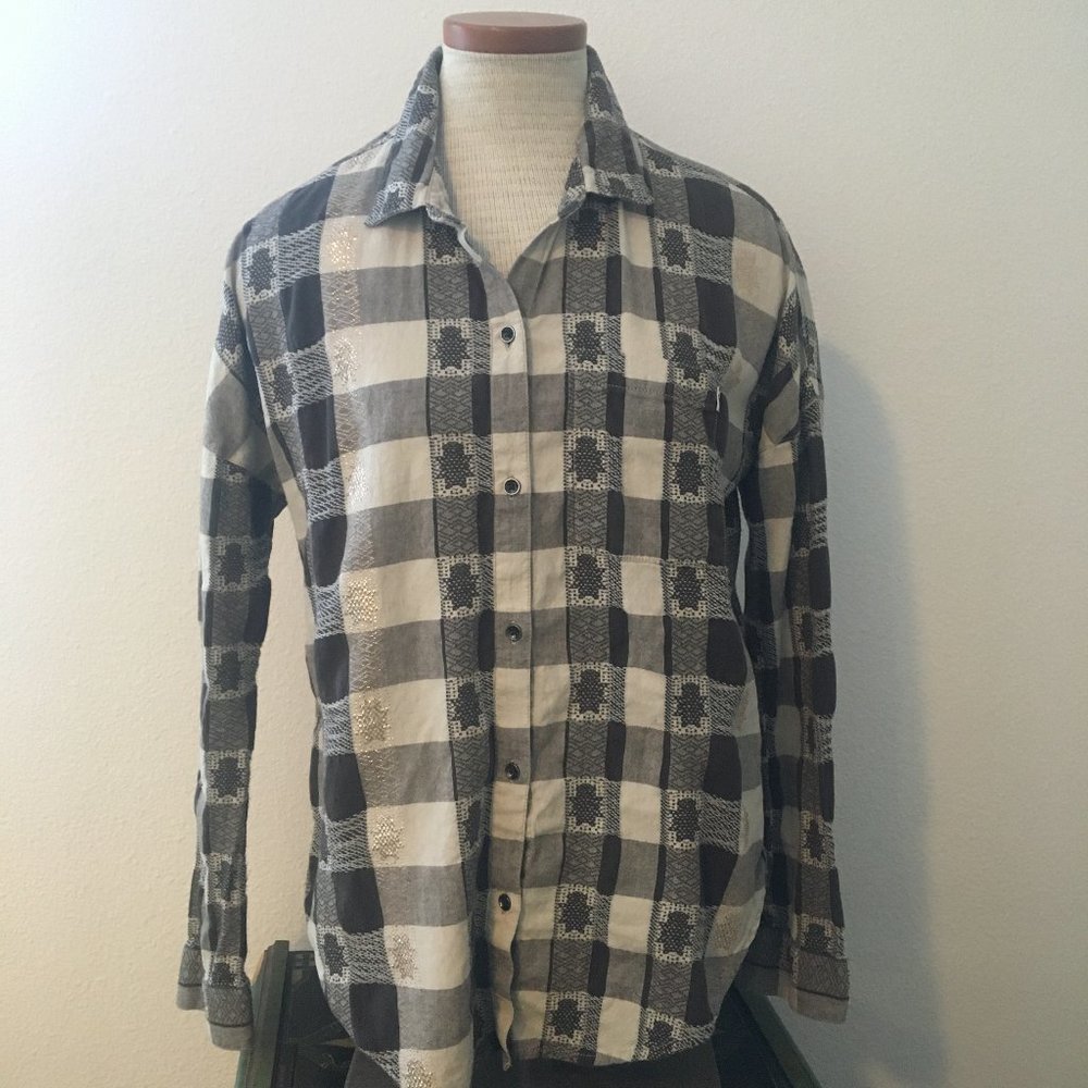 Vans Embroidered Pattern Flannel